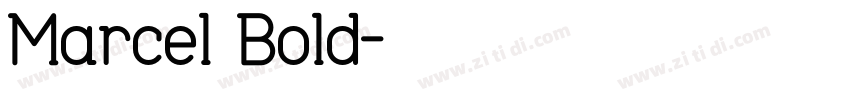 Marcel Bold字体转换